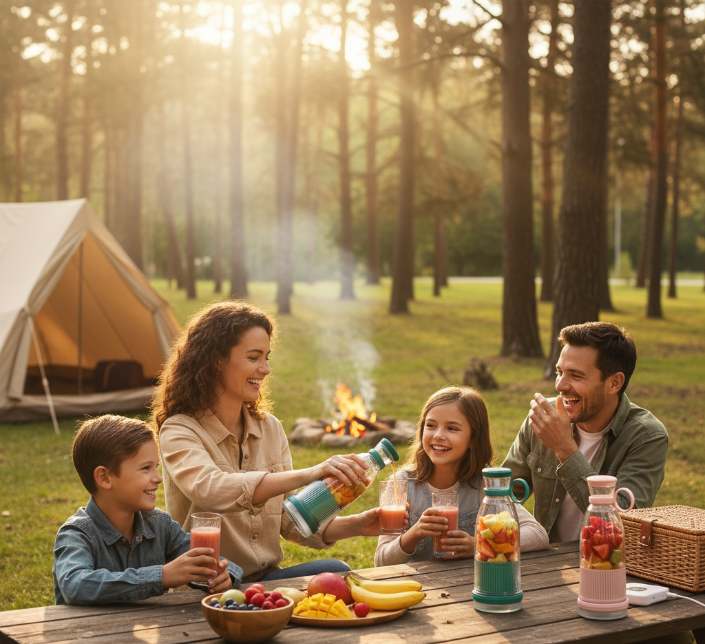 Mini licuadora de vaso portatil verde