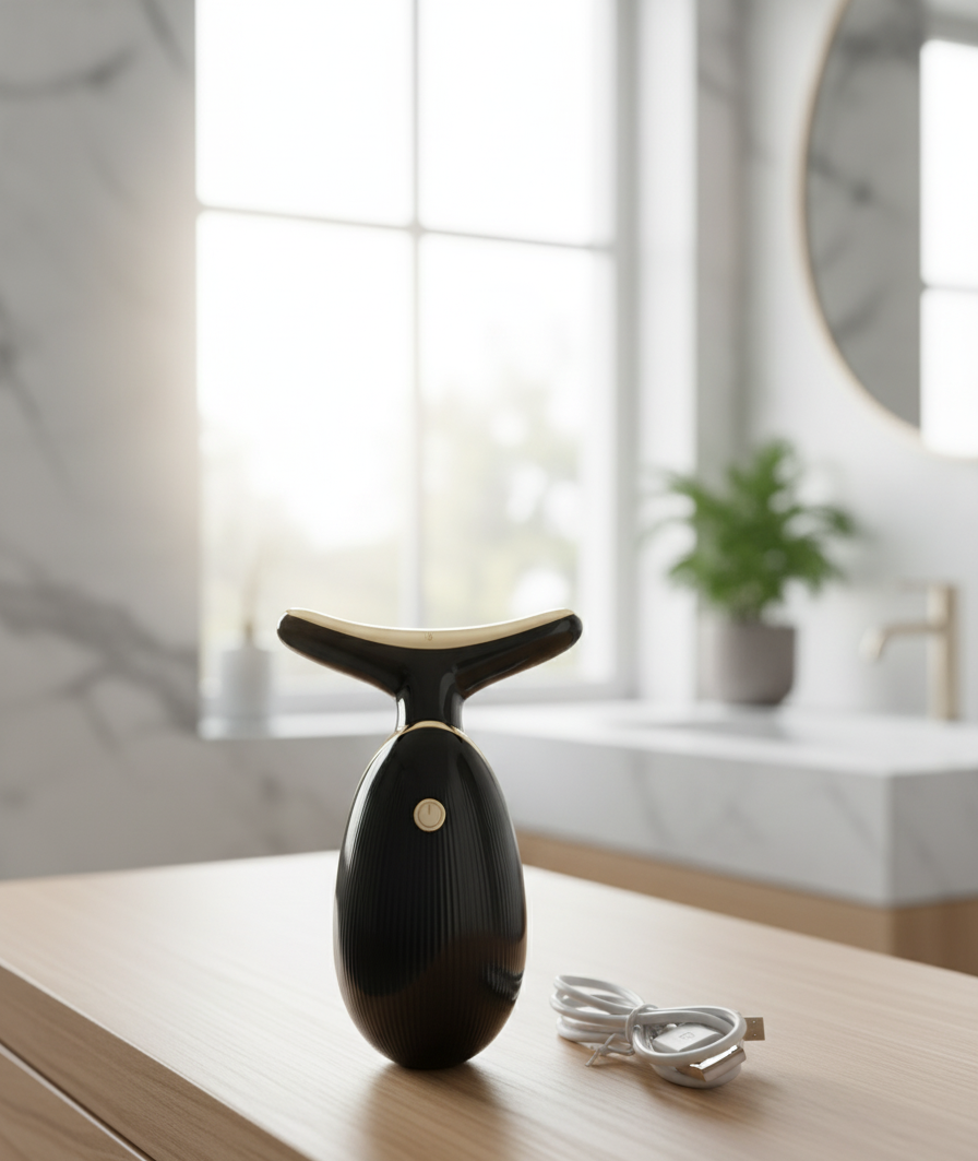 Masajeador Facial para el Cuello Negro