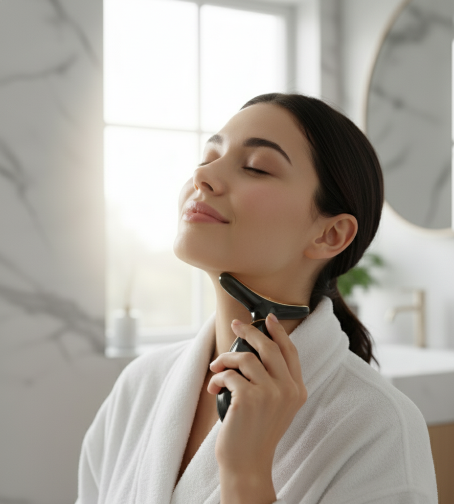 Masajeador Facial para el Cuello Negro