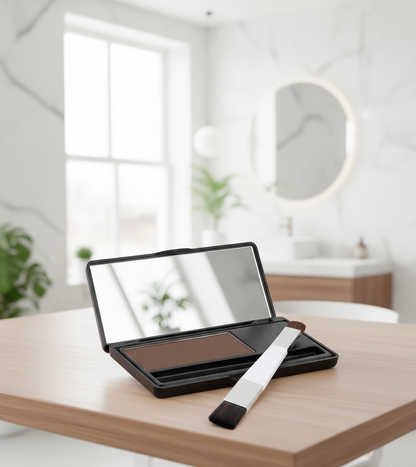 Tinte para el cabello para cubrir la raíz al instante marron oscuro