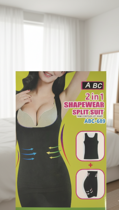 Faja moldeadora 2 en 1 beige s/m ( camiseta + faja )