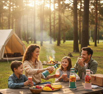 Mini licuadora de vaso portatil verde
