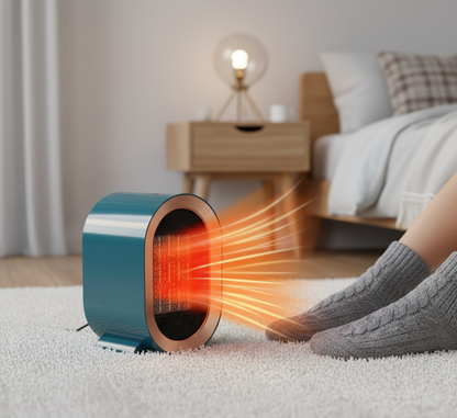 Calefactor de cerámica PTC azul