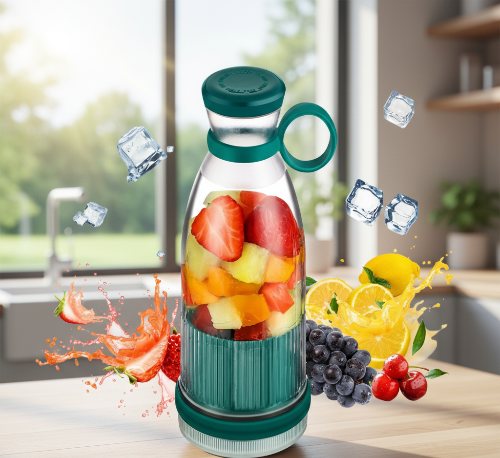 Mini licuadora de vaso portatil verde