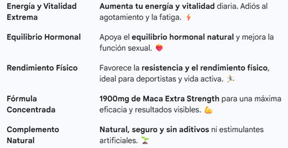 Maca extra strength 1900mg